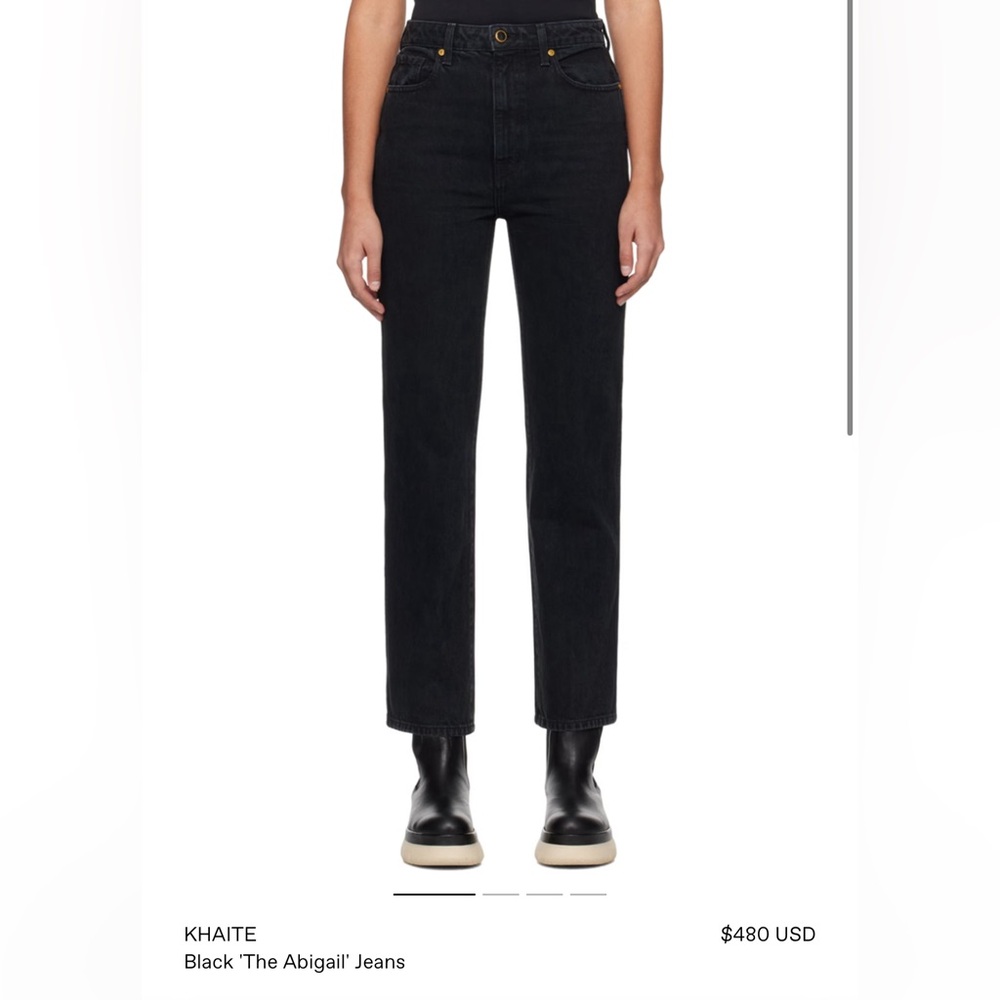 Khaite Abigail black Jeans